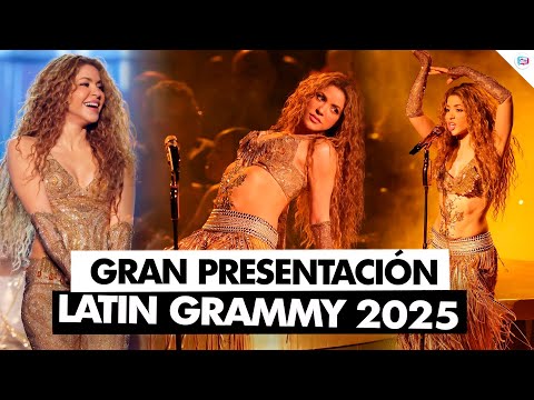 Shakira mueve sus caderas en los Latin Grammy 2025. Así fue su icónica presentación.