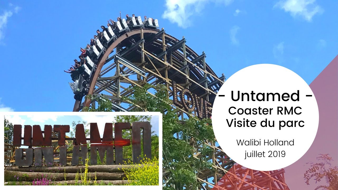 Walibi Holland - Test du RMC Untamed et visite du parc d'attractions