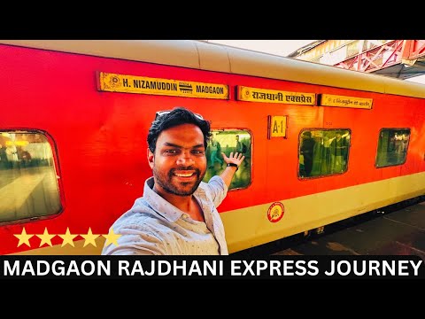 Luxurious MADGAON RAJDHANI EXPRESS TRAIN JOURNEY | 25Hours Rajdhani Train with IRCTC Delicious Food