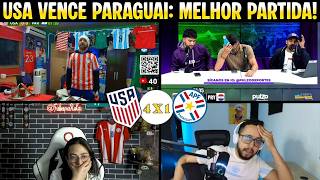 REAÇÕES PARAGUAIAS CHOCADOS: ESTADOS UNIDOS 4 X 1 PARAGUAI - REACCIONES USA PARAGUAY