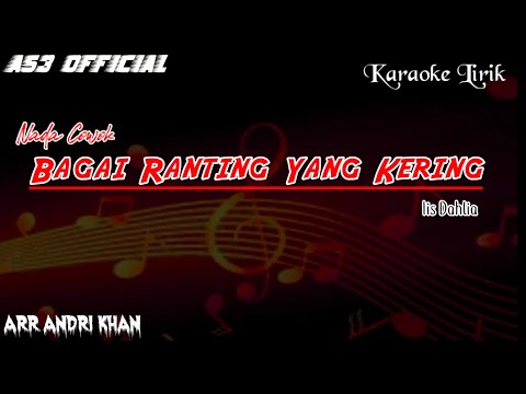 Karaoke Lirik " BAGAI RANTING YANG KERING "  NADA COWOK ( Iis Dahlia ) || AS3 OFFICIAL ||