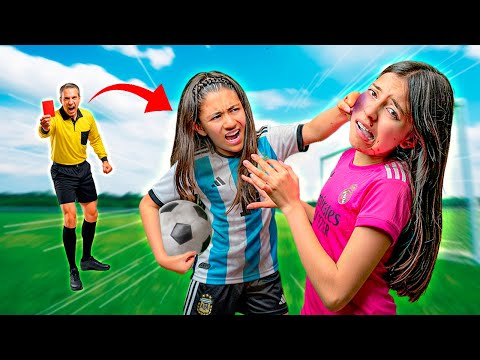 ¡ME PELEO CON MI MEJOR AMIGA en MI PRIMER PARTIDO DE FUTBOL! ⚽