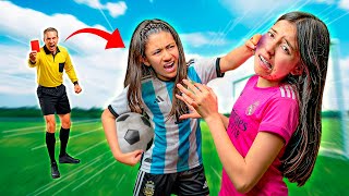 ¡ME PELEO CON MI MEJOR AMIGA en MI PRIMER PARTIDO DE FUTBOL! ⚽