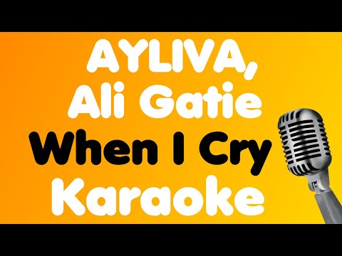 AYLIVA, Ali Gatie • When I Cry  • Karaoke