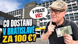 Bratislava VS Praha | Jaký hotel dostanu za 100 €? 🇸🇰 | Hotel Bratislava