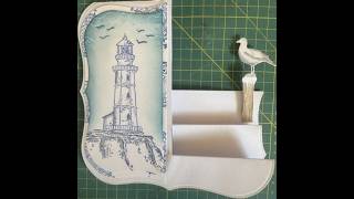 Side step card using spellbinders label one die 