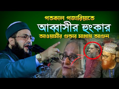 গজারিয়াতে আব্বাসীর হুংকার আওয়ামী লীগের গুন্ডার মাথায় আগুন || Enayetullah Abbasi waz 2024