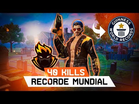 40 KILLS! RECORDE MUNDIAL SOLO VS SQUAD - MODO MATA-MATA! BLACKN444 FREE FIRE