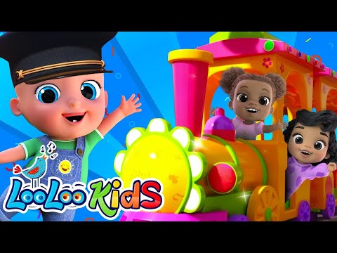 NEW Train Song 🚂🎶 | LooLoo Kids Choo Choo Song & Fun Learning Songs for Kids