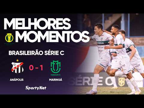 Anápolis FC-GO 0 x 1 Maringá-PR