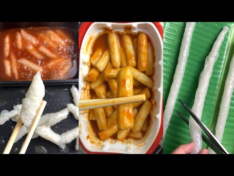 TỔNG HỢP TIKTOK Ăn thử tokbokki tự sôi và cách tự làm nước sốt dễ thôi❤️