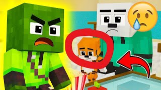 Zombie Boy Feels Unloved by His Father 💔 | Sad Minecraft Story