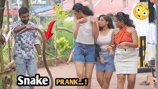 Fake Snake Public Reaction Prank 😂