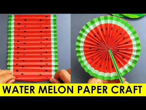 WATER MELON CRAFT IDEAS | HOW TO MAKE PAPER CRAFT | EASY CRAFTS | GRYFFIN ARTS | TUTORIALS | MAKING