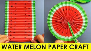 WATER MELON CRAFT IDEAS | HOW TO MAKE PAPER CRAFT | EASY CRAFTS | GRYFFIN ARTS | TUTORIALS | MAKING