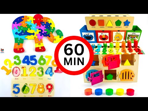 ULTIMATE 1 HOUR Video | Learn Shapes & Counting | Educational Videos For Toddlers