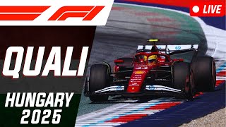 F1 HUNGARY GP QUALI LIVE | Formula 1 Hungary GP Qualifying Live Commentary + Watchalong