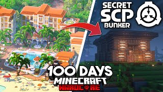 100 Days Stranded at a Tropical SCP Island Resort in Minecraft Hardcore.