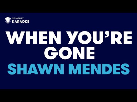 When You’re Gone – Shawn Mendes | KARAOKE WITH LYRICS