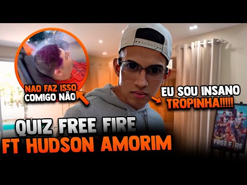 QUIZ DO FREE FIRE!! SE ERRAR A PERGUNTA O HUDSON VAI COBRAR!!! LOS GRANDES