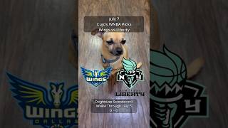 Cujo’s WNBA Picks | Wings vs Liberty 🏀 07-07-2026 #CujoCatches