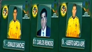 Alineaciones históricas del América - Parte 1