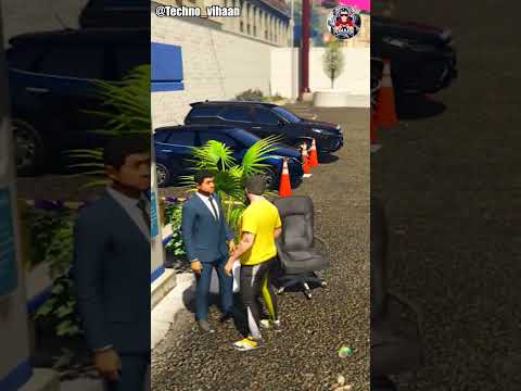 GTA 5 MICHAEL STEAL INDIAN CAR FROM SHOWROOM #shorts #gta5 #technovihaan