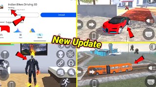 🤩New Update Buggati Car+Ghost Character+double decker bus Cheat Codes in Indian bike driving 3d game