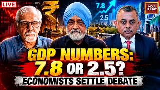 GDP Debate Live: Surjit Bhalla, Montek Singh Ahluwalia Debate India’s GDP Numbers | Rajdeep Sardesai