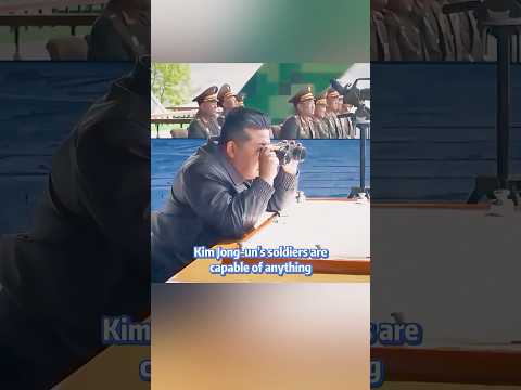 Kim Jong un's soldiers are capable of anything  #kimjongun #northkorea #shorts