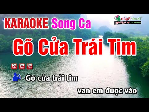 Gõ Cửa Trái Tim Karaoke Song Ca | Beat Chuẩn Nhạc Sống Thanh Ngân