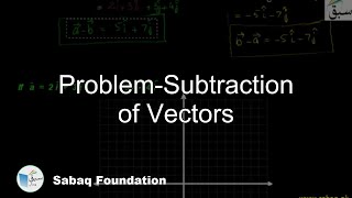 Problem-Subtraction of Vectors