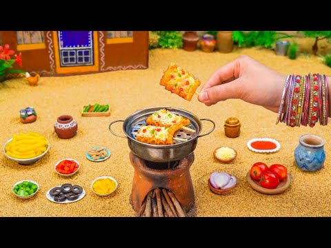 🧀Miniature Cheesy Pasta Sticks | Instant Snacks Recipe | Pizza Pasta Sticks | Tiny Foodkey