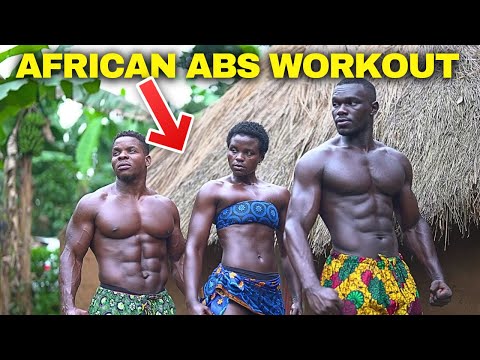 Tropical African giant abs workout