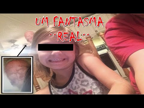 UM FANTASMA REAL APARECEU ATRÁS DELA...