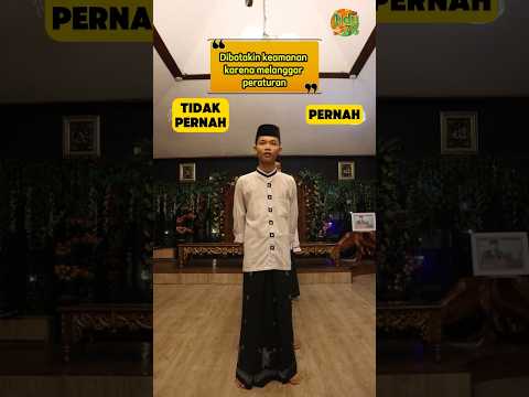Pernah atau tidak pernah ? Versi Santri Putra #santri #funny #shortvideo