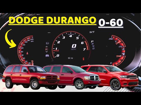 Dodge Durango 0-60 & 1/4 Mile Acceleration Videos – Every Engine Shown (1998-2025 - ALL V6 & V8s)