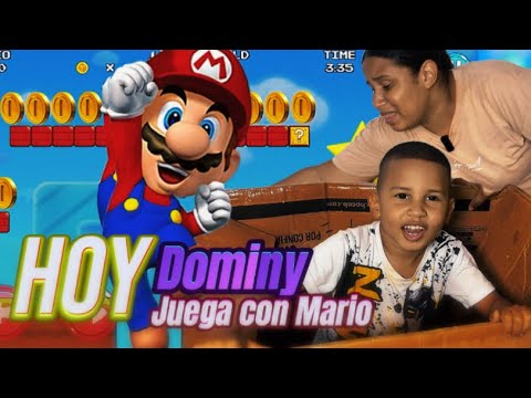 Encontré a mi hijo jugando con  Mario bros