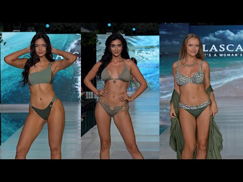 [4k60] 2024Lascana part.3 | 2024 Miami Swim Week D.C | Vertical slow motion