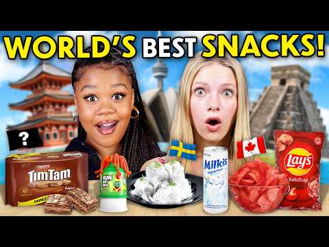 Teens Try Popular Snacks From Around The World!