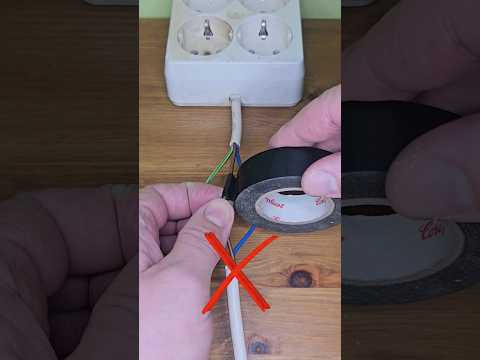 Remember This Trick When Insulating Electrical Wires. #shorts