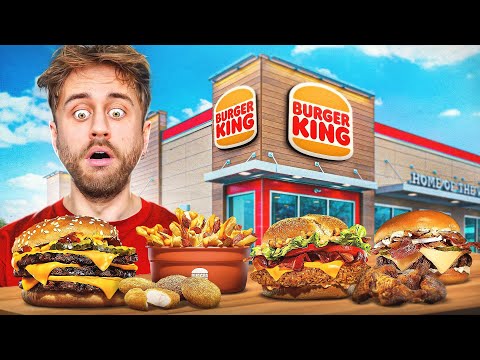 Je n'avais JAMAIS GOÛTÉ ces produits BURGER KING… 😳