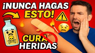¡No lo Hagas! 10 Cosas que Empeoran tus Heridas sin Saberlo
