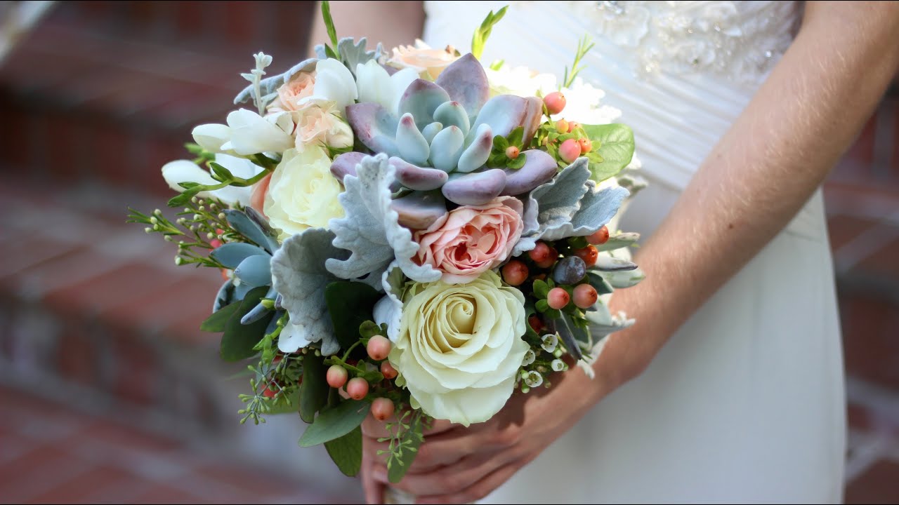Creating My First Wedding Bouquet