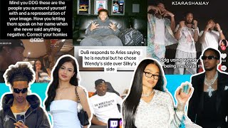 Dub Responds To Aries Defending Wendy Ortiz 😲 India Love Reveals THIS 👀