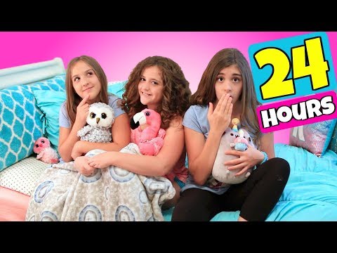 24 HOURS IN MY SISTERS ROOM!!