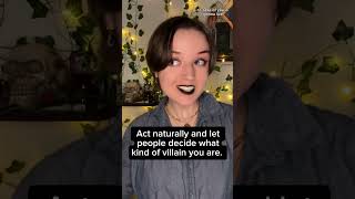 What kind of villain am I? #acting #actingchallenge