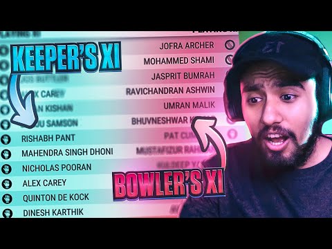 MS DHONI's Keepers XI vs BUMRAH's Bowlers XI | Cricket 22