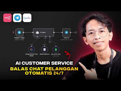 Panduan Lengkap Bikin AI Chatbot Toko Online Tanpa Koding (n8n, Telegram, Google Sheets)