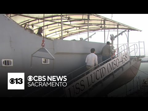 YouTube video thumbnail: Historic War Ship Finds Permanent Home in Stockton